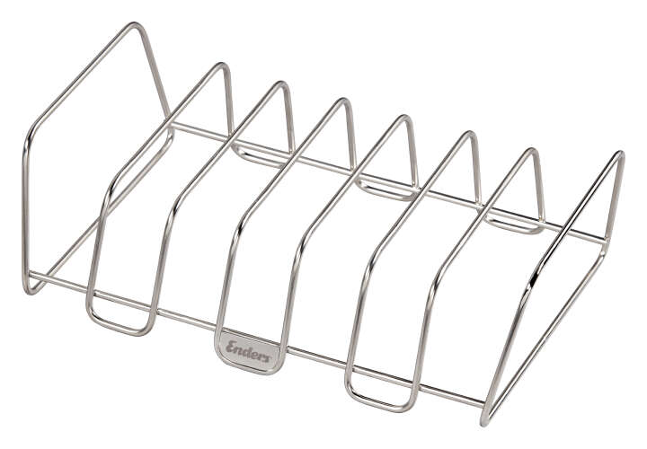 Enders Rippchen- und Bratenhalter aus Edelstahl